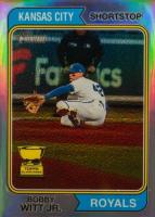 2023 Topps Heritage #85 Bobby Witt Jr. Chrome-Refractor Baseball Card