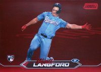 2024 Topps Stadium Club #30 Wyatt Langford Red Foil Baseball Card