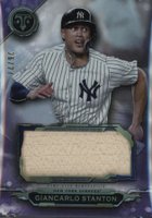 2019 Topps Triple Threads Single Jumbo Relics #GST3 Giancarlo Stanton Amethyst Baseball Card
