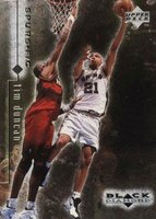1998 Upper Deck Black Diamond #76 Tim Duncan Single Basketball Card