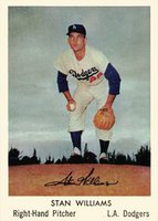 1960 Bell Brand Dodgers #16 Stan Williams Baseball Card