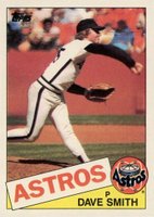 1985 Topps #123 Dave Smith Baseball Card