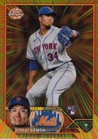 2023 Topps Chrome Radiating Rookies #RR16 Kodai Senga Baseball Card