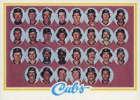 1978 Topps #302 Cubs Team Baseball Card