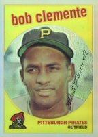 1998 Topps Clemente-Finest #5 1959 Topps Reprint Baseball Card