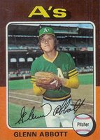 1975 Topps #591 Glenn Abbott Baseball Card