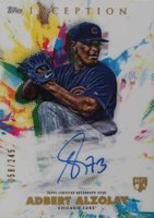 2020 Topps Inception Rookies & Emerging Stars Autographs #AA Adbert Alzolay Baseball Card
