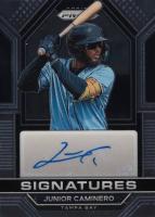 2023 Panini Prizm Signatures #SIGJC Junior Caminero Baseball Card