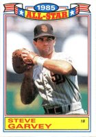 1986 Topps All-Star Glossy Set of 22 #13 Steve Garvey Baseball Card