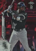 2020 Ben Baller Chrome #60 Luis Robert Red Refractor Baseball Card