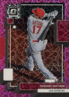 2022 Panini Donruss Optic #141 Shohei Ohtani Pink Velocity Baseball Card