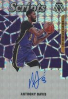 2019 Panini Mosaic Scripts #SCADV Anthony Davis Basketball Card