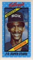 1980 Kellogg's #34 Claudell Washington Baseball Card