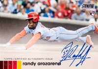 2020 Stadium Club Autographs #ARA Randy Arozarena Baseball Card