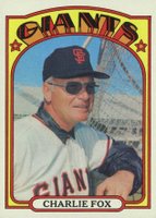 1972 Topps #129 Charlie Fox Baseball Card