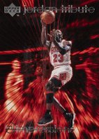 1996 Upper Deck Jordan Tribute #MJ35 Michael Jordan MJ Impressions Basketball Card
