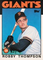 1986 Topps Traded Tiffany #113T Robby Thompson Baseball Card
