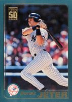 2001 Topps #100 Derek Jeter Baseball Card