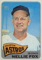 1965 Topps #485 Nellie Fox Baseball Card
