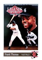 1992 Legends Sports Memorabilia NSCC  #C9 Frank Thomas Baseball Card