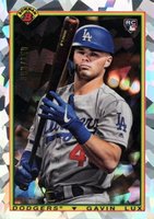 2020 Bowman Chrome 1990 Bowman #90BGL Gavin Lux Atomic Refractor Baseball Card