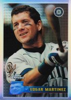 1996 Topps Chrome #94 Edgar Martinez Refractor Baseball Card
