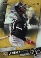 2019 Finest #18 Eloy Jimenez Gold Refractor Baseball Card