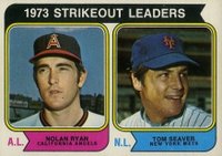 1974 O-Pee-Chee #207 Strikeout Leaders Baseball Card