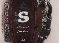2007 SP Game Used Swatch of Class #SC-MJ Michael Jordan Basketball Card