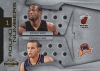 2009 Playoff Contenders Round Numbers #14 Dwyane Wade/Stephen Curry Basketball Card