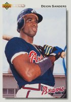 1992 Upper Deck #247 Deion Sanders Baseball Card