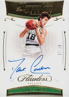 2020 Panini Flawless Legendary Scripts #LEGCOW Dave Cowens Gold Basketball Card