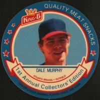1988 King-B #2 Dale Murphy Baseball Card