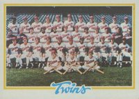 1978 Topps #451 Minnesota Twins Team Baseball Card