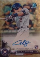 2017 Bowman Chrome Autograph Rookies #AB Alex Bregman Superfractor 1/1 Baseball Card