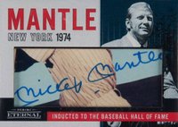2017 Panini Eternal Mickey Mantle Collection #MM16 Mickey Mantle Inducted to the Baseball Hall of Fame Baseball Card