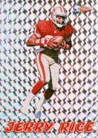 1993 Pacific Prisms #91 Jerry Rice Football Card