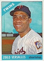 1966 Topps #400 Zoilo Versalles Baseball Card