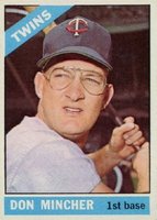 1966 Topps #388 Don Mincher Baseball Card