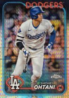 2024 Topps Chrome #1 Shohei Ohtani Prism Refractor Baseball Card