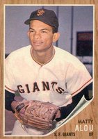 1962 Topps #413 Matty Alou Baseball Card