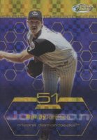 2003 Finest  #81 Randy Johnson Gold X-Fractor Baseball Card