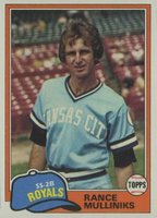 1981 Topps #433 Rance Mulliniks Baseball Card