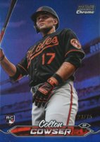 2024 Topps Stadium Club #86 Colton Cowser Chrome-Purple Refractor Baseball Card