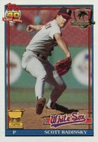 1991 Topps Desert Shield #299 Scott Radinsky Baseball Card