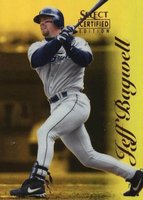 1996 Select Certified #54 Jeff Bagwell Mirror Gold Baseball Card