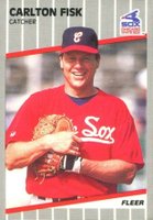 1989 Fleer #495 Carlton Fisk Baseball Card