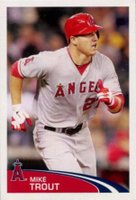 2012 Topps Stickers #93 Mike Trout Baseball Card