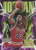 1996 Skybox Z-Force  #11 Michael Jordan Z-Cling Basketball Card