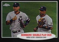 2011 Topps Heritage Chrome #C102 Derek Jeter/Robinson Cano Black Refractor Baseball Card